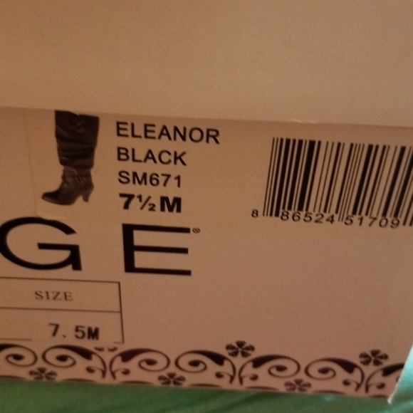 Rampage tall black boots. - Picture 4 of 6